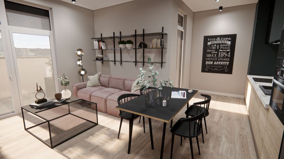 Penthouse 4 camere în bloc nou - Poză 12