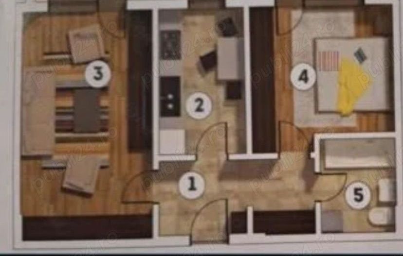 De vânzare Apartament 2 camere - Poză 6