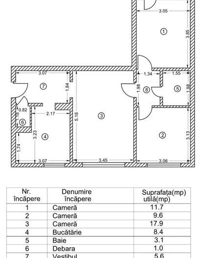 Vanzare apartament 3 camere, bloc 1979- Titan, 5 minute metrou 1 Decembrie 1918 - Poză 5