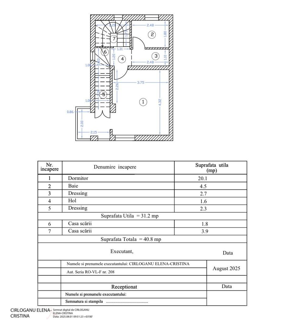 OPORTUNITATE ‖ CASĂ INDIVIDUALĂ ‖ PARCUL CĂLIN OTTOI ‖  RENOVATĂ INTEGRAL - Schiță 13