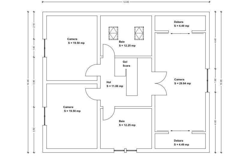 Teren Intravilan Becicherecu Mic Cu Proiect Si Autorizatie,Fundatie Finalizata - Poză 11