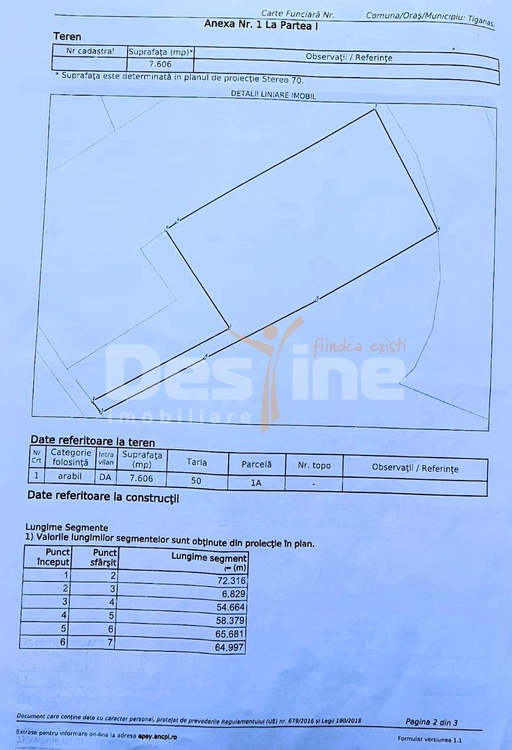 Teren intravilan 7600 mp cu certificat de urbanism P+2+M - Poză 6