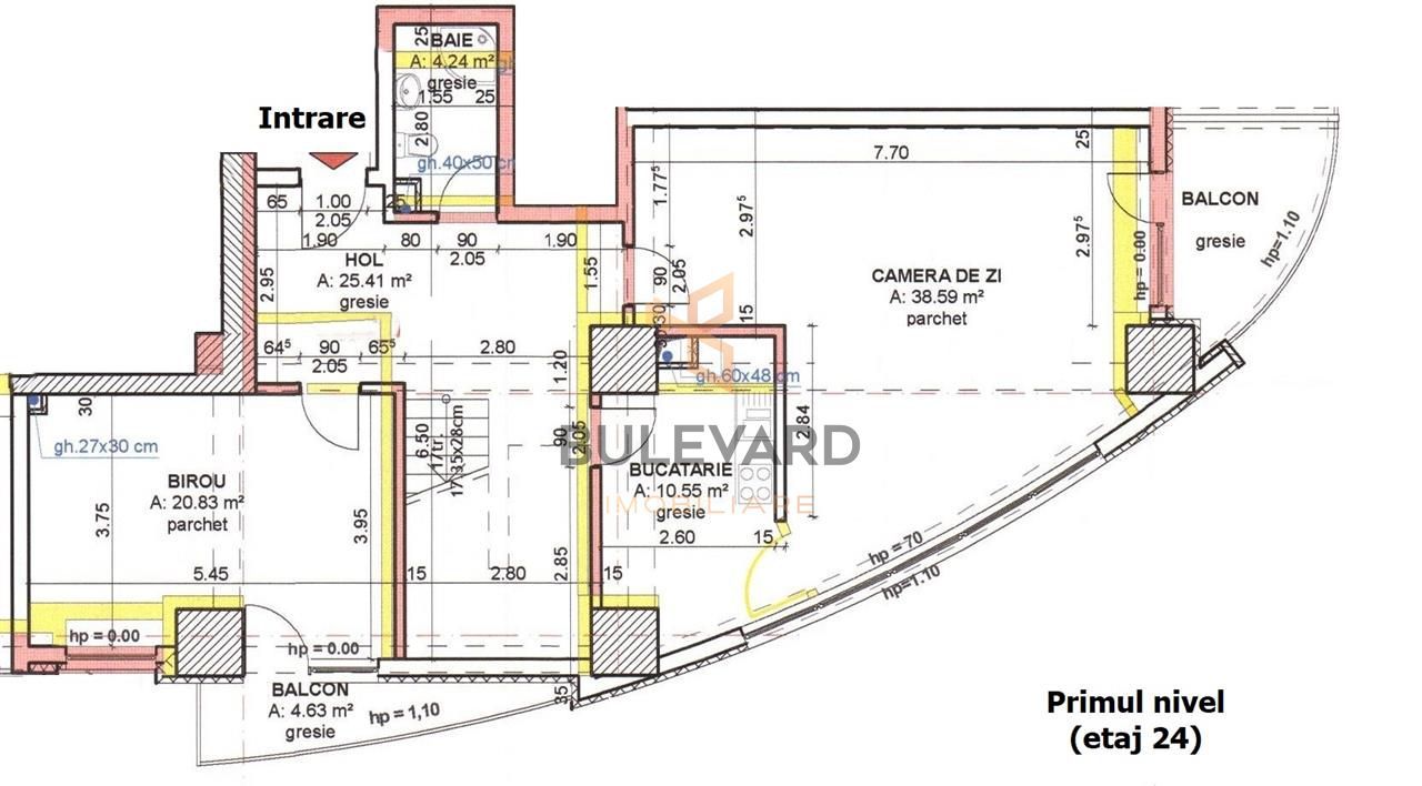 Penthouse 194 mp utili + 4 balcoane, view superb! - Poză 20
