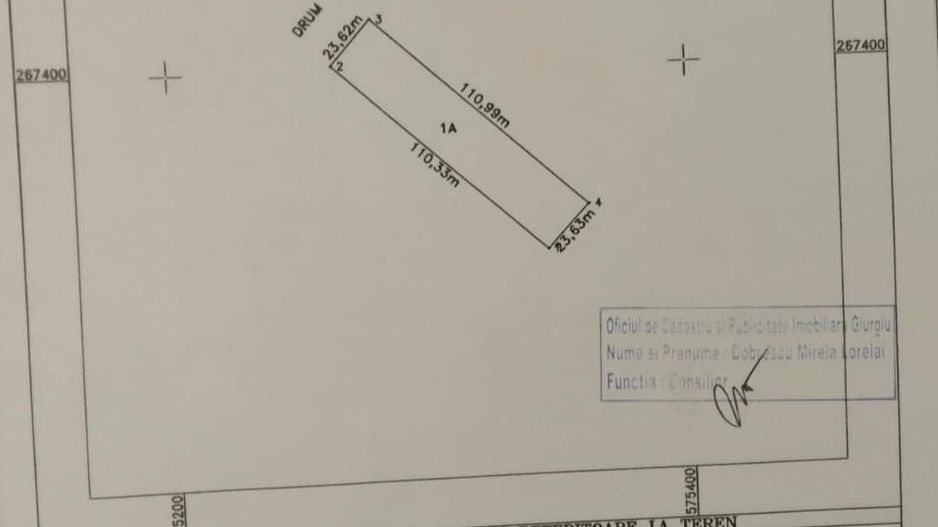 Teren intravilan Drumul Fermei - Schiță 5