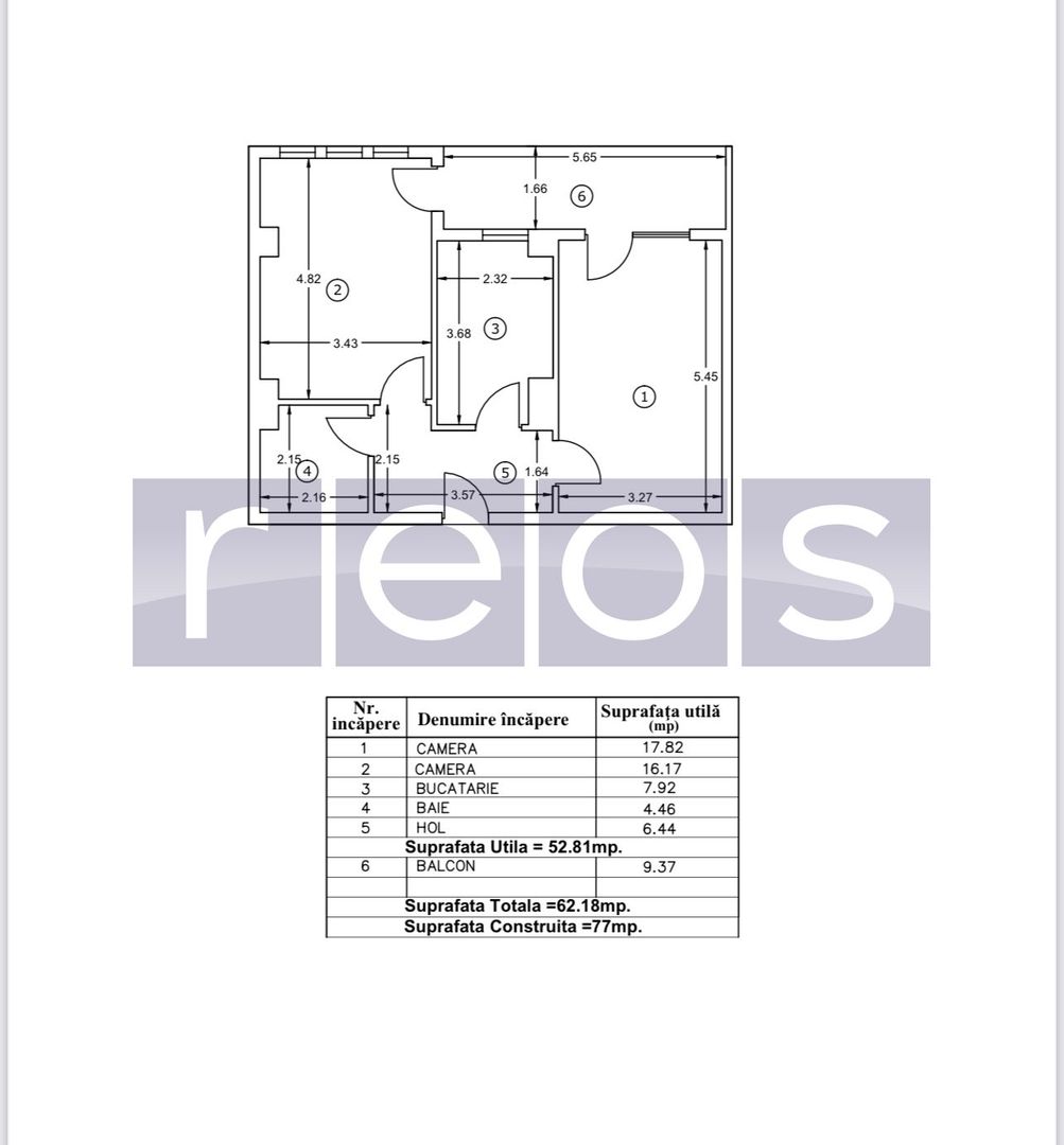 2 Camere | Ambient REsidence | 10% DISCOUNT LA AVANS 50% - Schiță 3