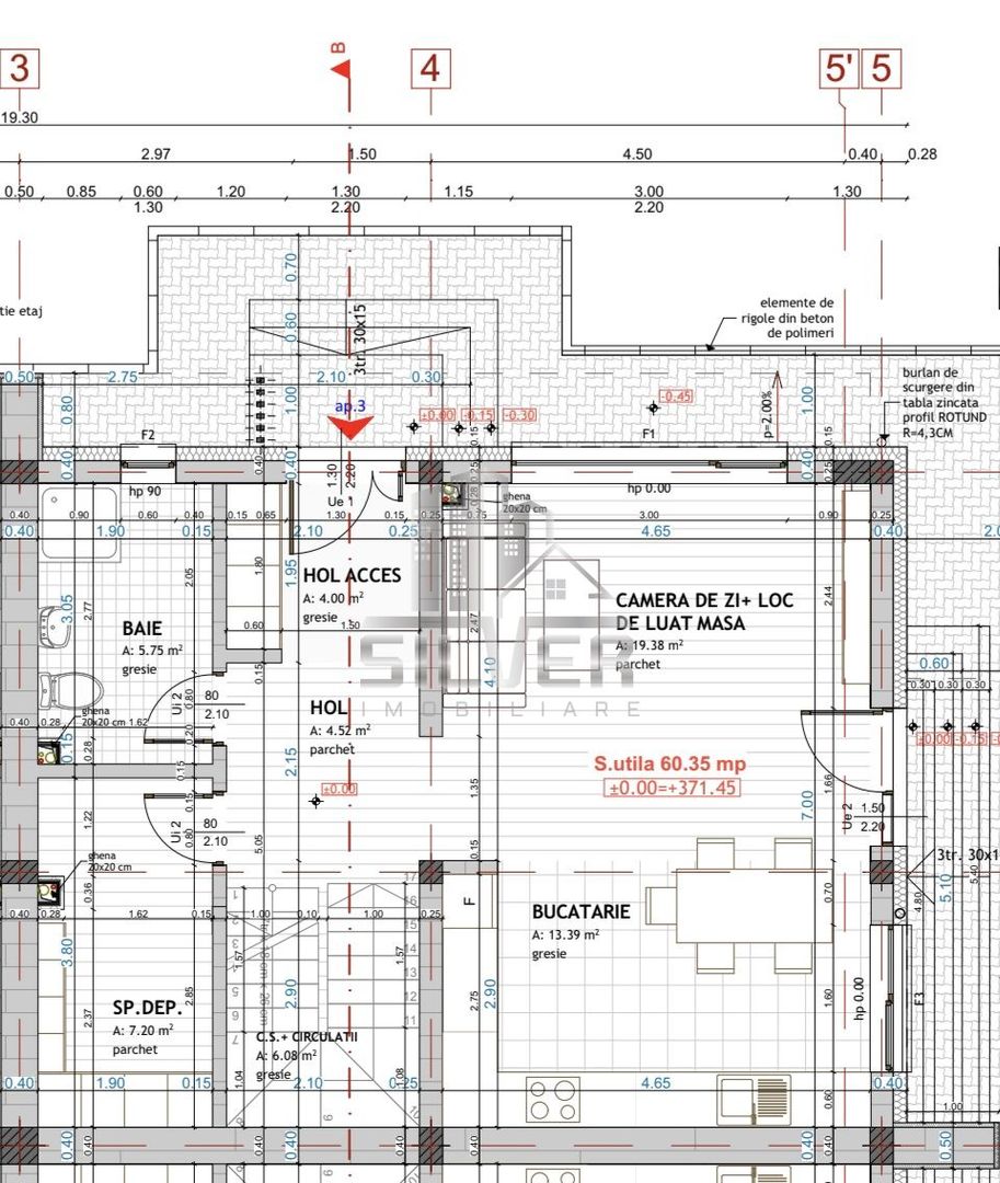 Case tip cvadruplex la 5 minute de Baza Sportiva Floresti/TVA INCLUS. - Poză 2