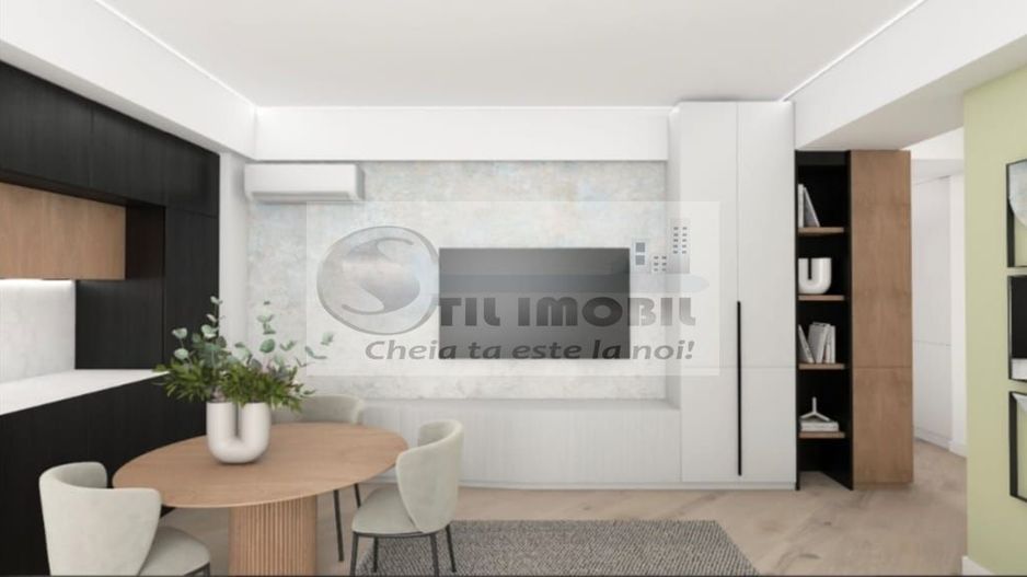 NOU+INTABULAT- Apartament 1 camera, D, 44.32mp, 88.486euro cu TVA incl - Poză 1