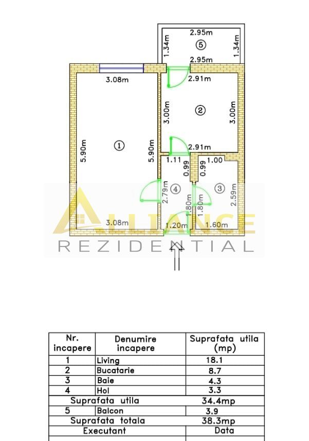 SUPER PRET METROU BERCENI 6 MIN PE JOS - GATA SAU DIN CONSTRUCTIE - Poză 4