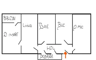 Apartament 3 camere, Podu Ros, proximitate Palas și Palatul Culturii - Poză 15