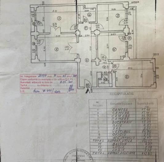 Vand Apartament spatios cu 4 camere de vanzare pe Bdul Decebal - Poză 10