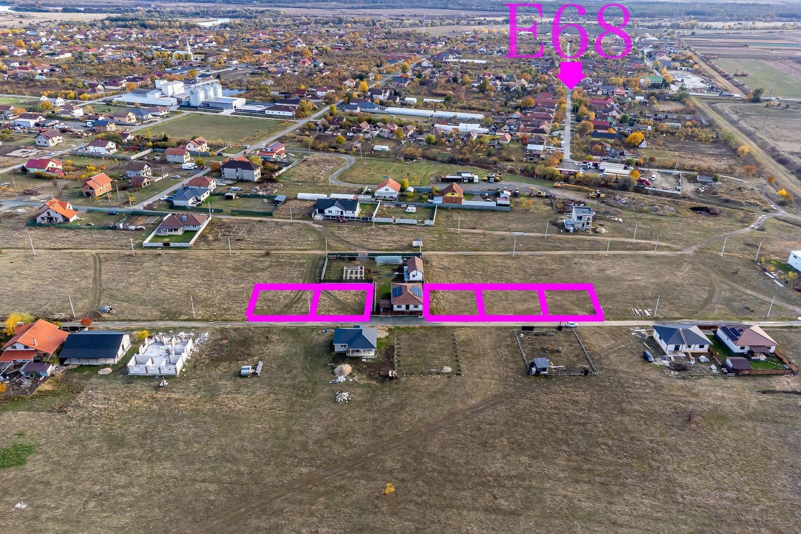 Parcele de 500 mp | 20.000 € | Utilități | Cartier nou în Mândruloc - Poză 2