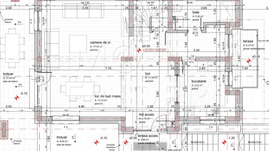 Casă individuală modernă, Floresti, zona Tauti, 146 mp utili, 619 mp teren - Schiță 26