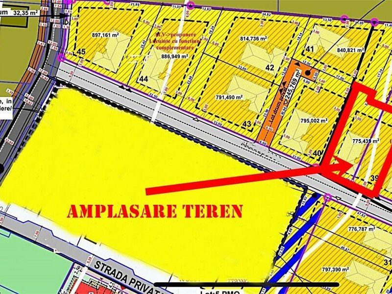 Teren intravilan 775 mp de vanzare pe strada Caisilor, Oradea - Poză 2