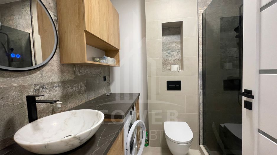 Apartament 2 camere decomandat,et 1-55mp,mobilat,6mp balcon,zona Brana-Selimbar - Poză 9