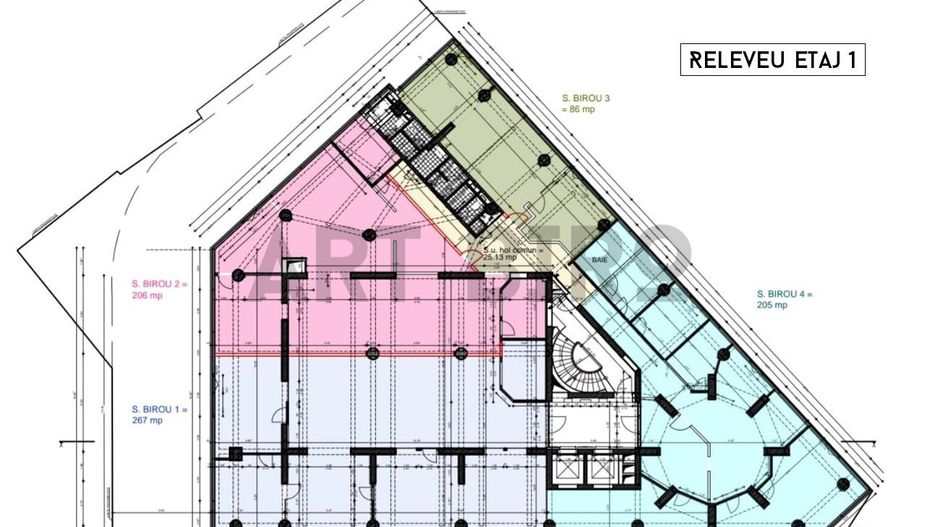 Zero comision, 86-267mp birou ulracentral, Universitate, 4 min [M] - Schiță 7