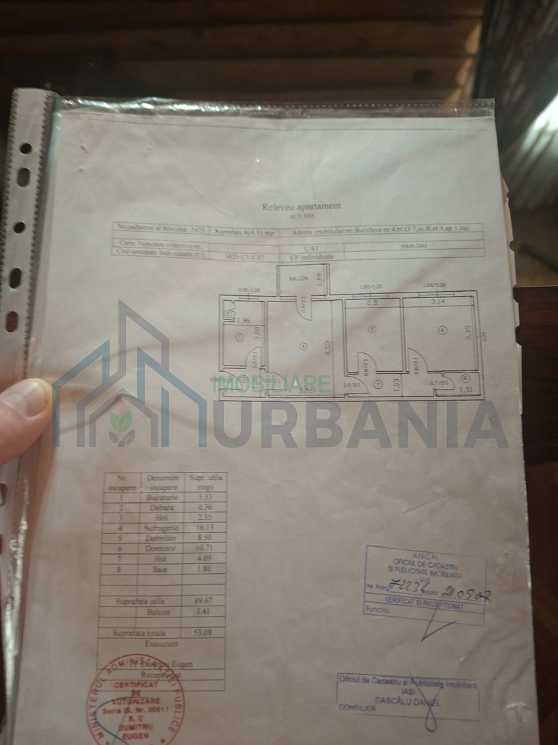 Apartament cu 3camere semidecomandat - Poză 3