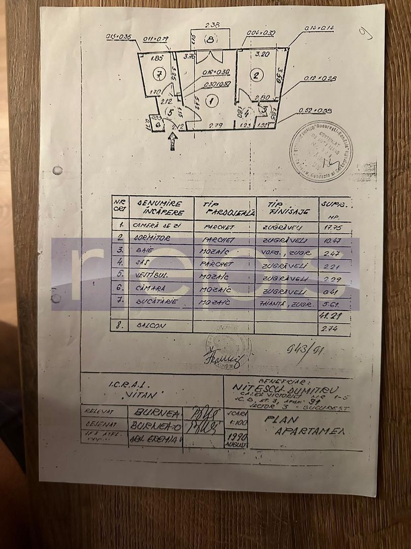 VANZARE 2 CAMERE | SEMIDECOMANDAT |  CALEA VICTORIEI-CENTRUL VECHI - Poză 18