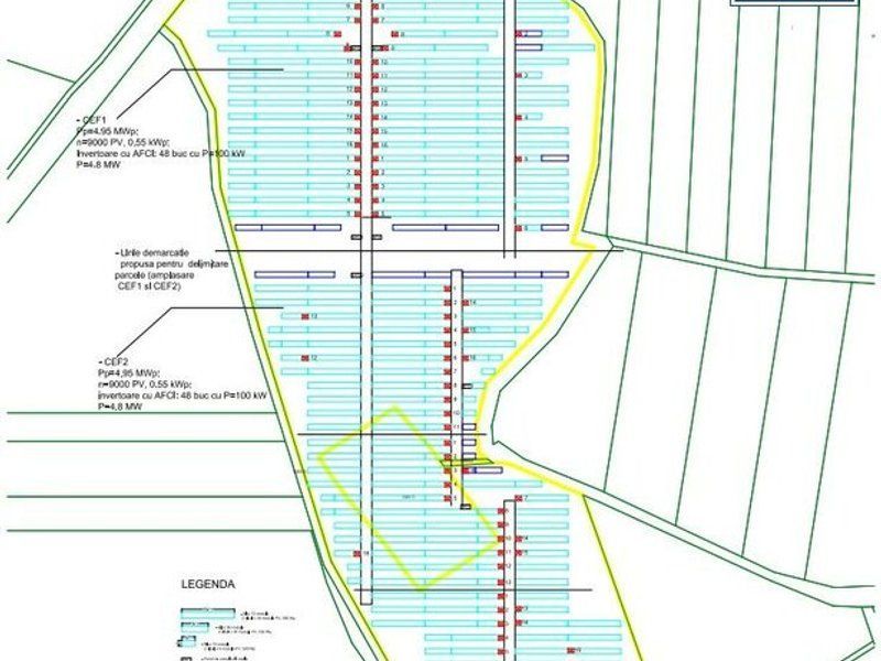 Teren ideal Green Energy Solar Parc fotovoltaic Arad 17,5ha exclus ATR - Poză 3