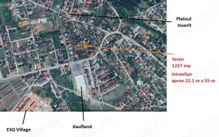 Teren intravilan Iasi, Galata Deal, 1227 mp, utilități, acces facil - Poză 1