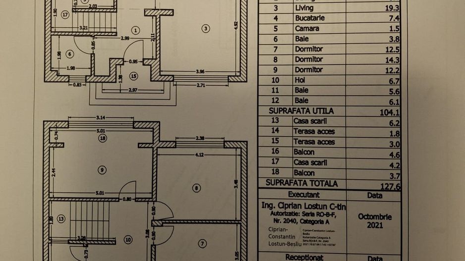 Casa  parter +1 etaj si pod in zona Prelungirea Ferentari - Zetarilor - Poză 9