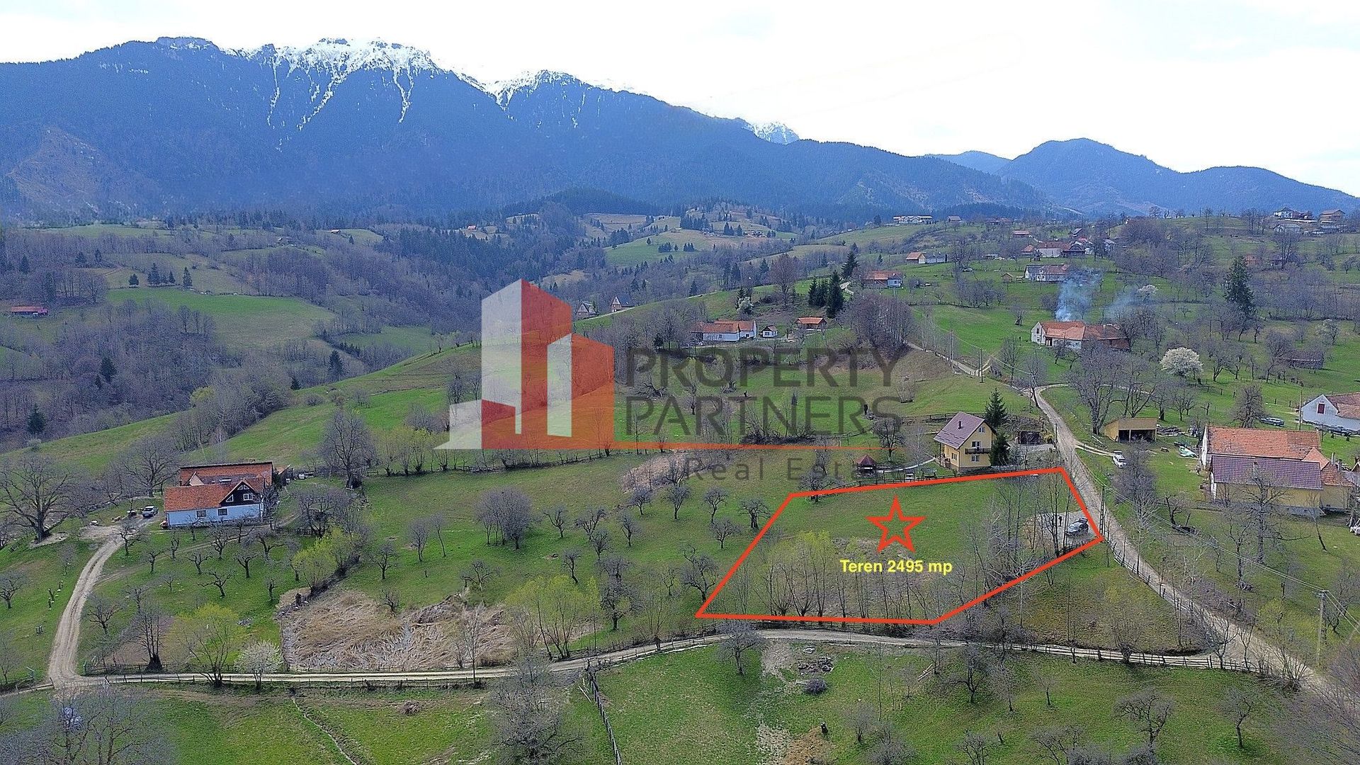 TEREN 2.495 MP | BRAN – SOHODOL | VEDERE PANORAMICĂ SPRE BUCEGI - Poză 1