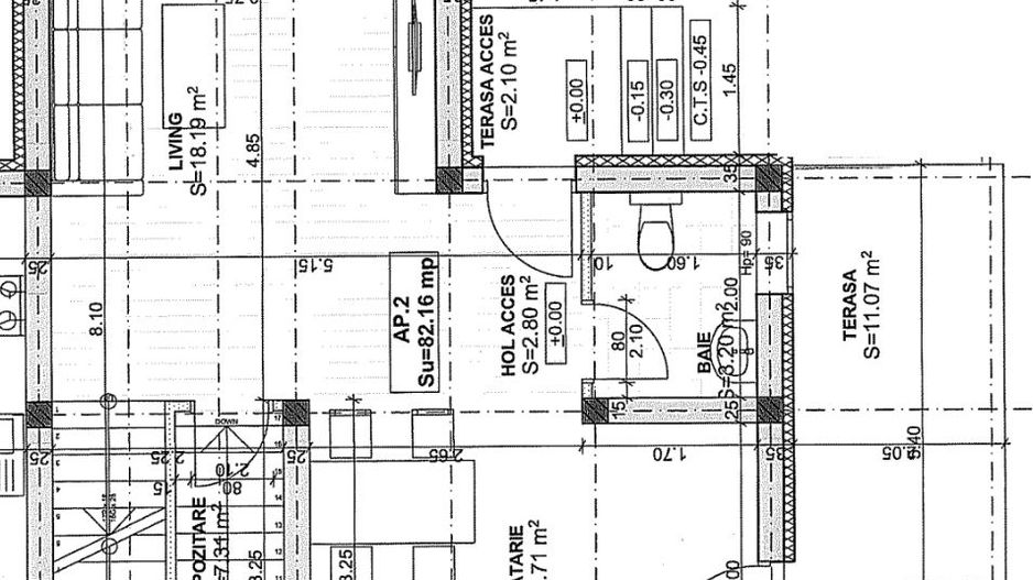 Apartament 3 camere pe 2 nivele în Braytim - Curte proprie generoasă - NOU - Poză 5
