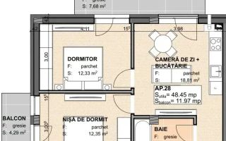 Apartament cu 3 camere - Complex nou Apahida - Poză 1