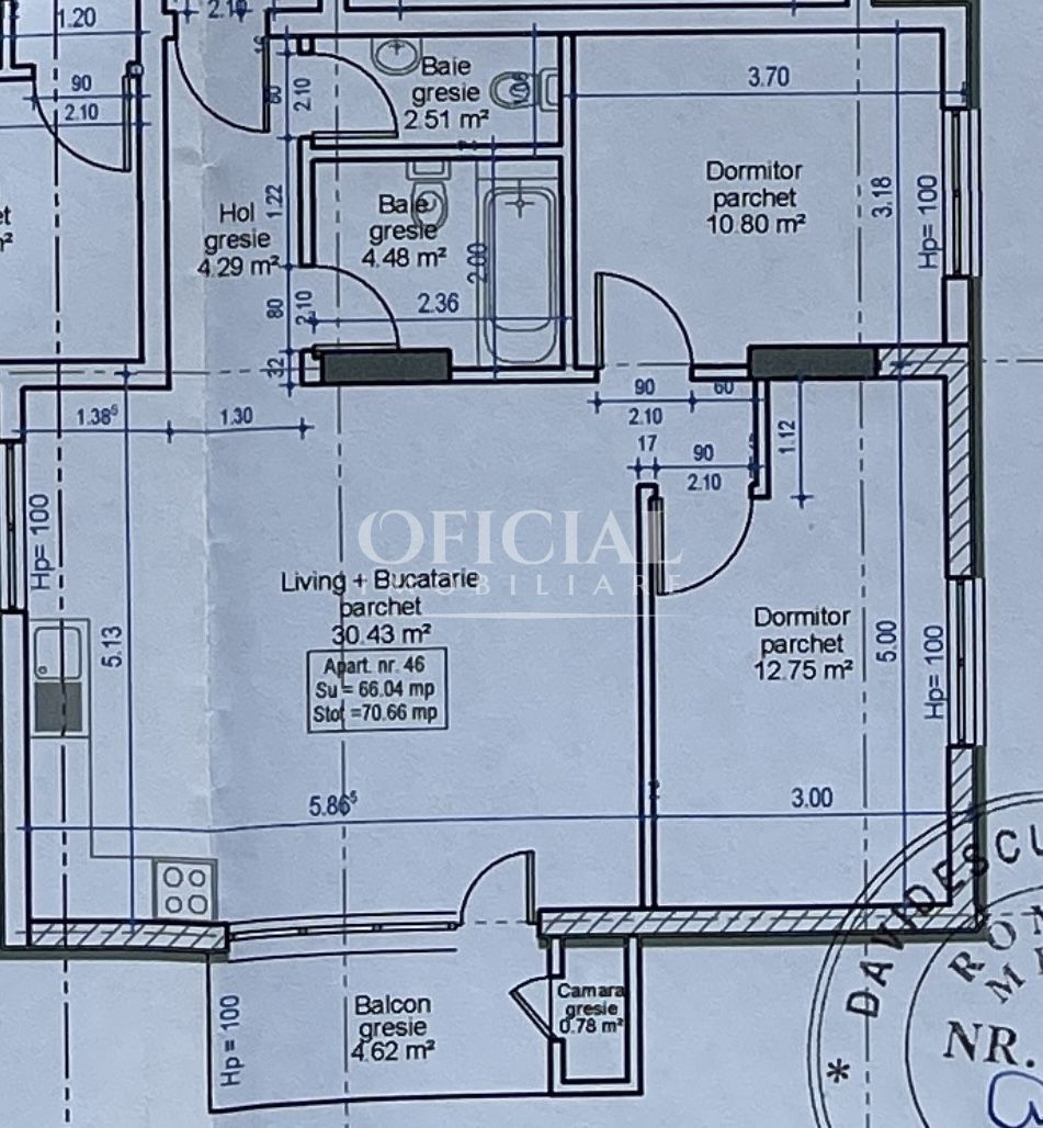 Apartamente cu 3 Camere | Dezvoltator | Comision 0% | Zona VIVO BMW - Poză 3