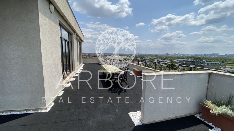 Penthouse 5 camere 250 mp lângă Ambasada SUA , zona Băneasa București - Poză 33