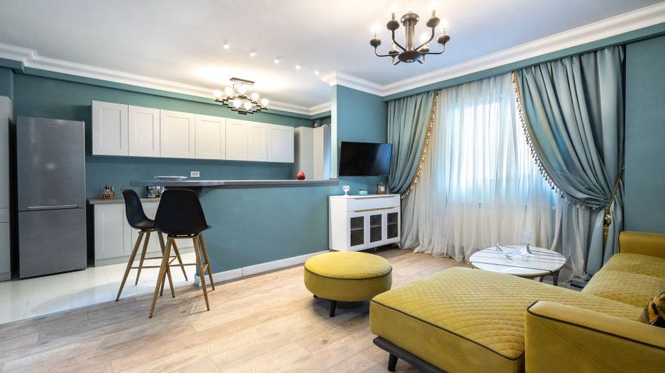 COMISION 0% - Apartament 2 camere finisat lux cu 2 bai, loc parcare, Herastrau - Poză 1