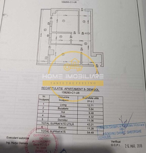Apartament 2 camere, DECOMANDAT, LOC DE PARCARE, Lidl Bucium - Poză 7