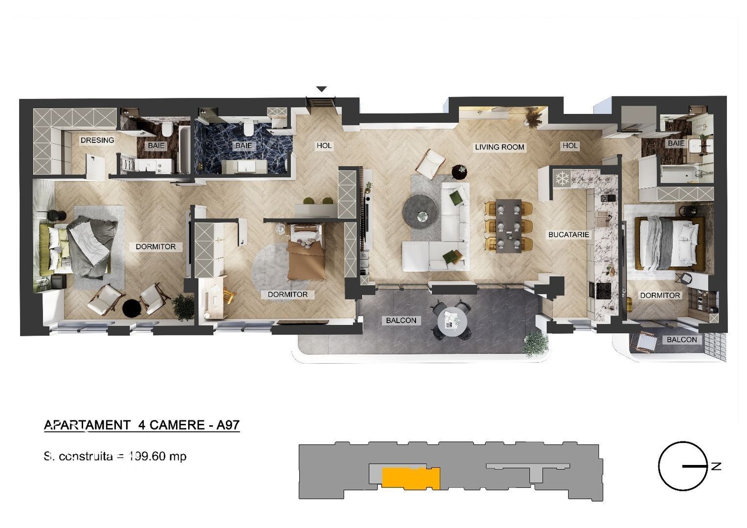 Apartamente 4 camere, Pipera, comision 0 % - Poză 14