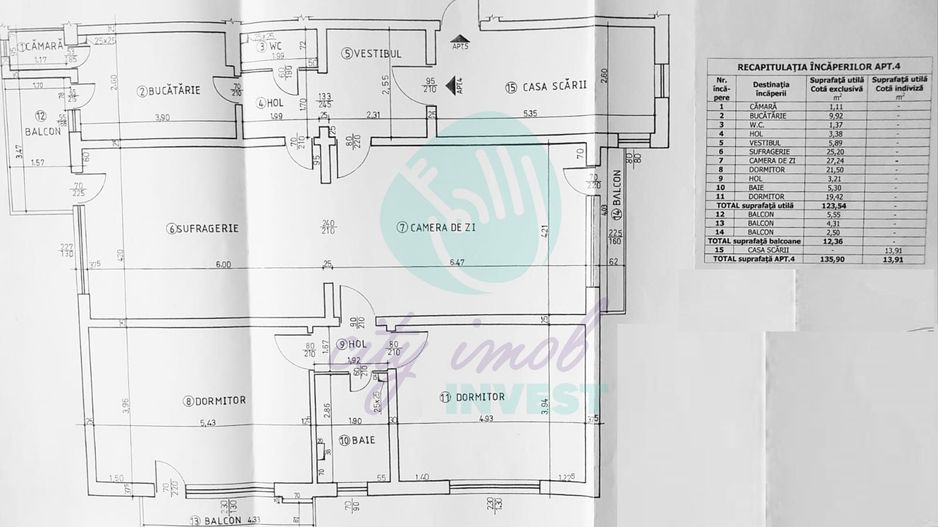 Apartament 4 camere spatios | Dorobanti-Capitale - Poză 3