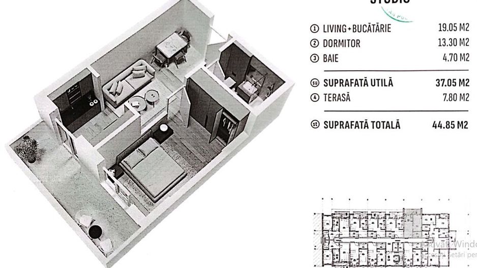 2cam.studio+parcare/str. Solstitiului Popesti-Leordeni - Poză 8