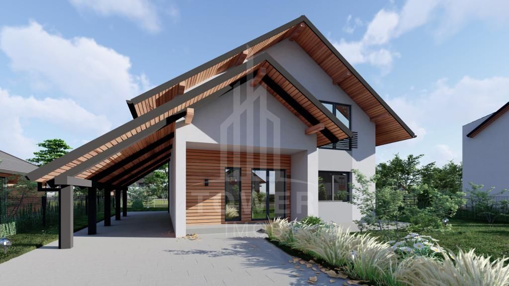 Casă individuală INDEPENDENTĂ ENERGETIC - CARTIER NOU , COMISION 0% - Poză 13