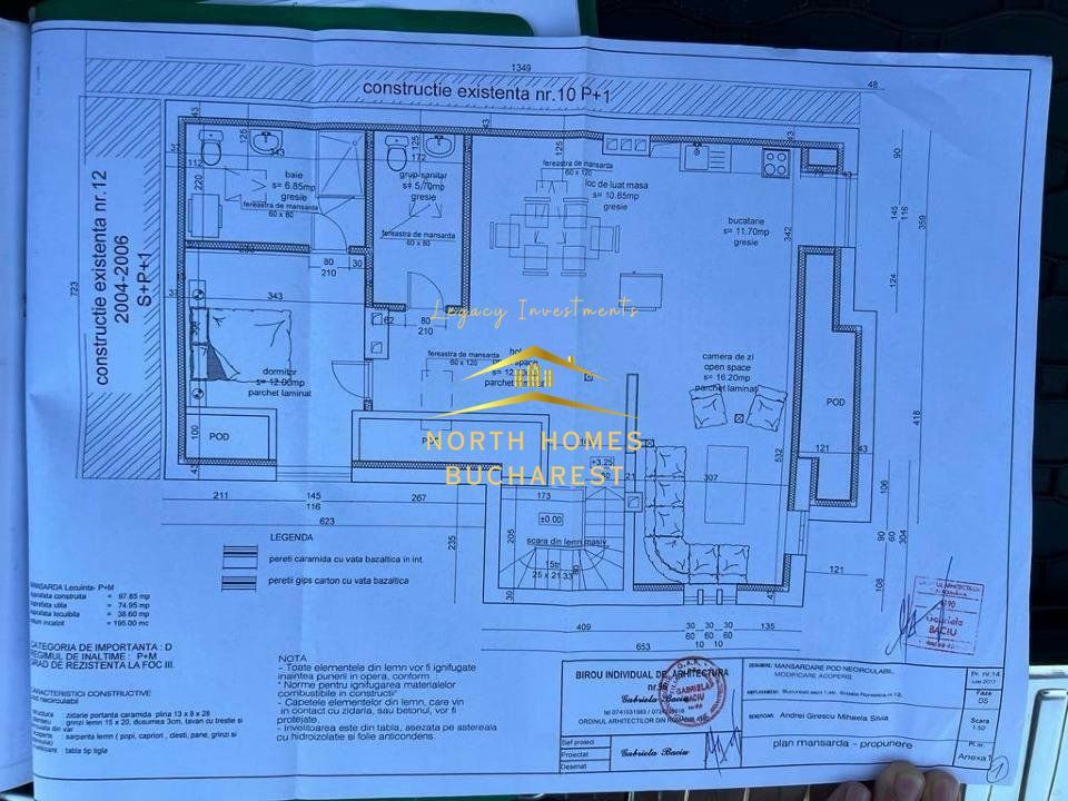 Vila 247 mp, in curs de renovare. Calea Dorobanti - Poză 10