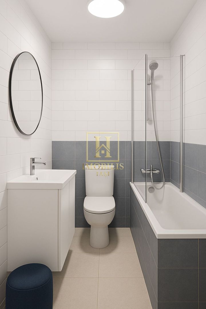 Apartament 1 camera 36 mp Visan Bucium 48600 euro - Poză 4