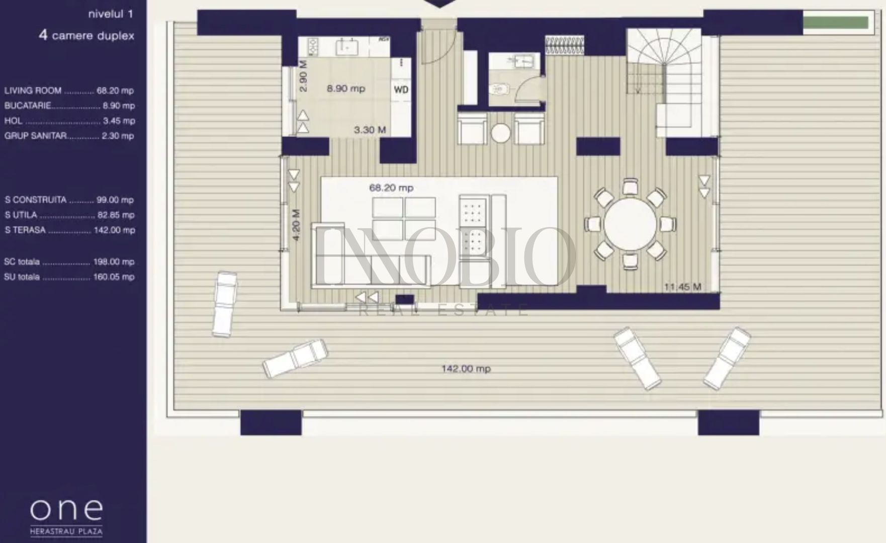 Duplex 4 Camere | One Herastrau Plaza - Poză 20