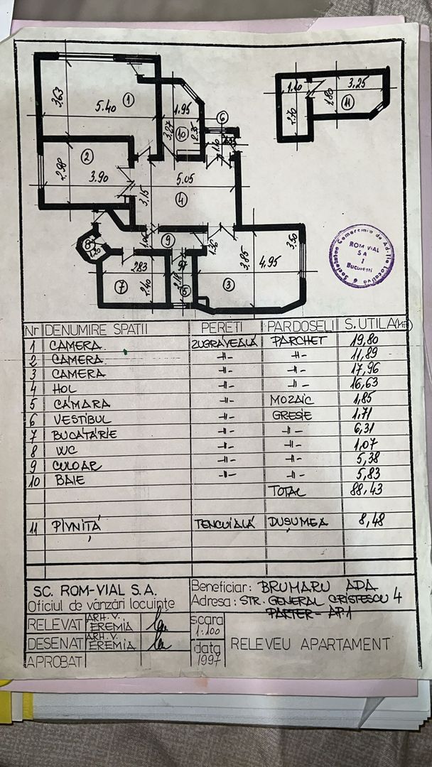De Vanzare Apartament 4 camere in Vila, Cismigiu, sector 1 - Poză 11