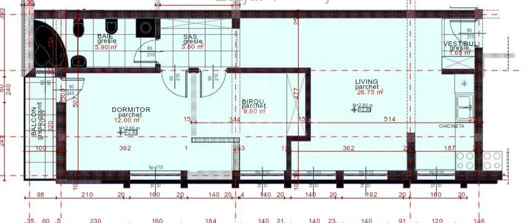 Apartament 2 camere, semifinisate | zona Eroilor - Poză 1