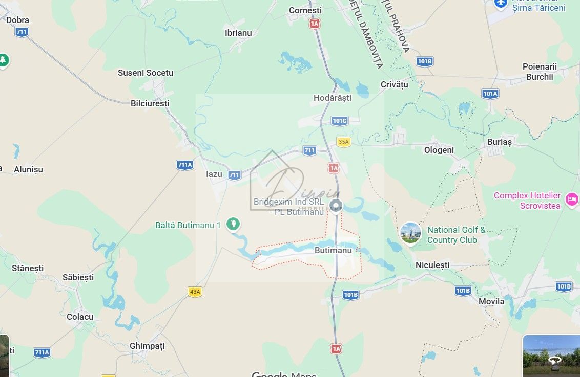 Teren intravilan Butimanu - Hodarasti - Cornesti - Bujoreanca - Poză 2