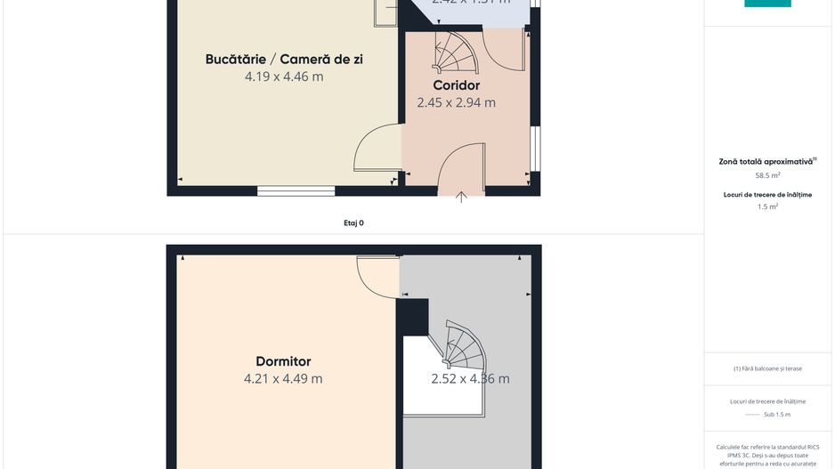 Apartament două camere decomandat ultracentral - Poză 6