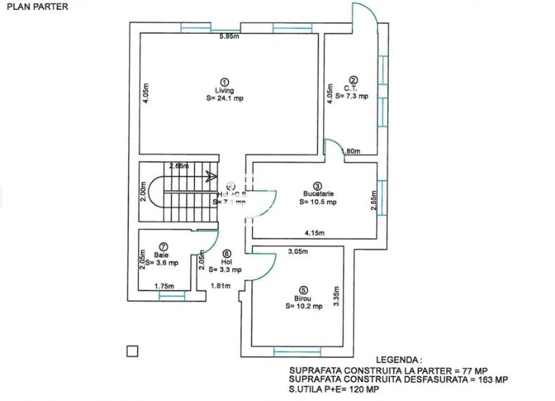 Casa individuala 5 camere – teren 320 mp- Sura Mica – Sibiu - Schiță 10