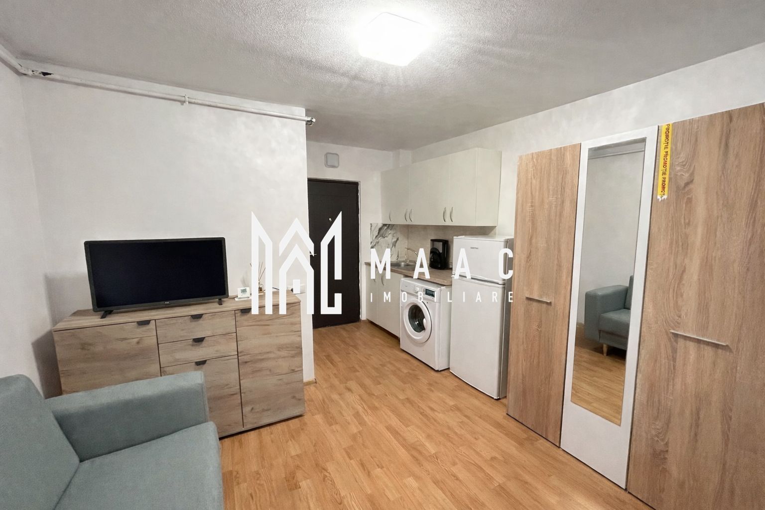 Garsonieră de închiriat I Mobilată I Parter I Centrală Proprie - Poză 3