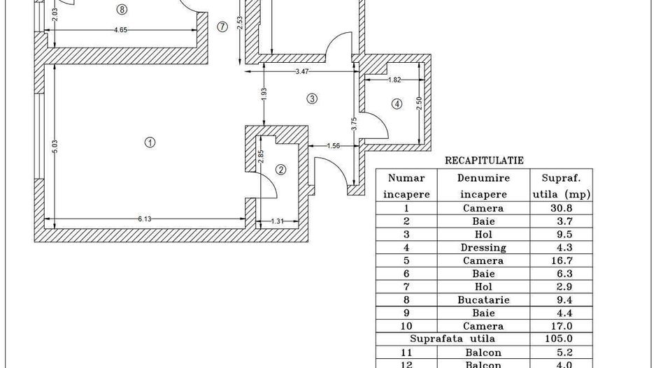 Apt 3 camere, 114.2 mp, bl. 2012, zona Oraselul Copiilor - Tineretului - Poză 8