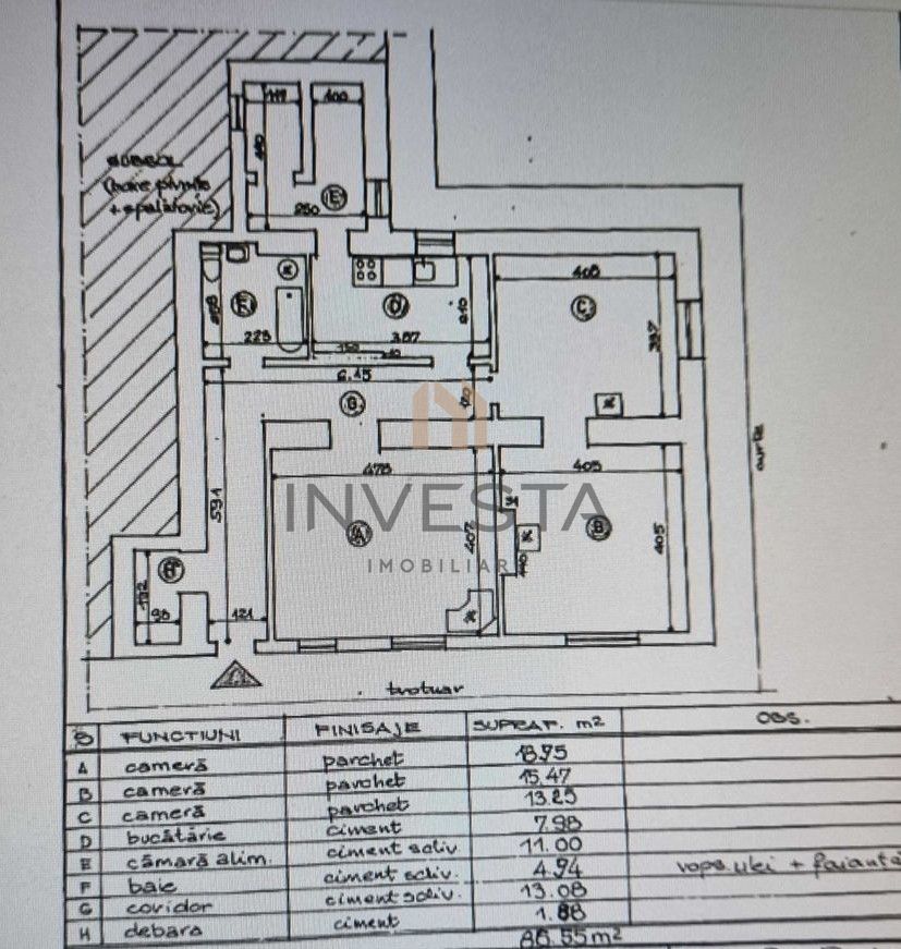 Apartament de 3 camere in vila, pe strada Emil Racovita! - Poză 7