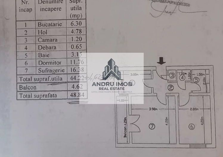 Apartament 2 Camere/ Decomandat/ Metrou Titan - Poză 7