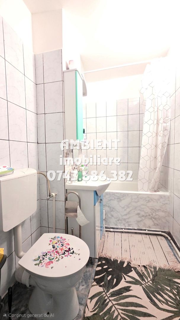 Apartament cu 3 camere, mobilat si utilat, etaj 3, VASLUI zona CENTRU; - Poză 7