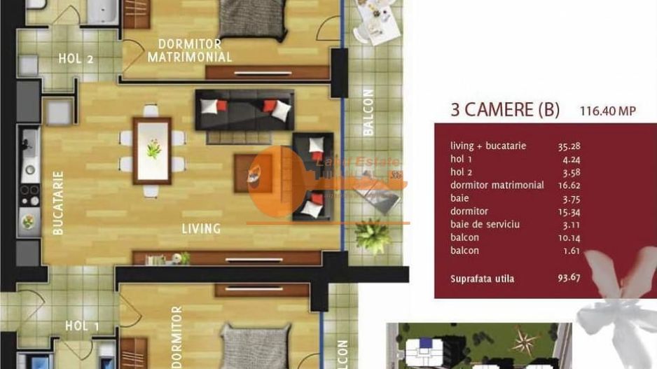 3 camere In City Residence Vitan-Dudesti - Poză 1