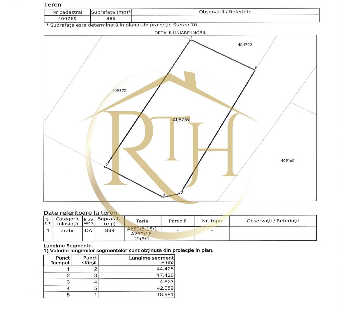 Teren intravilan de vânzare în Dumbrăvița! - Poză 1